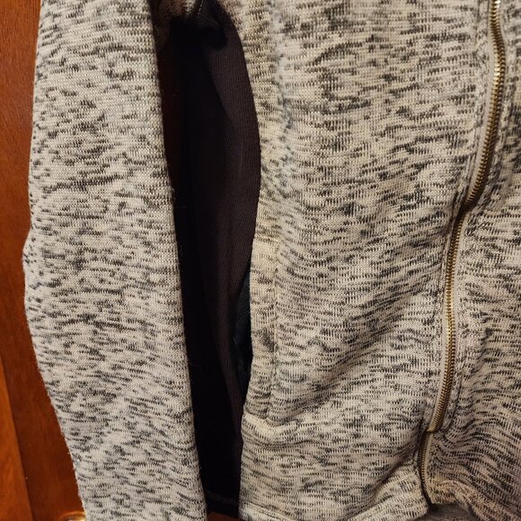 Women's Medium Browning Gray/Brown Fleece Lined Mock Neck Full Zip Jacket - Picture 6 of 9